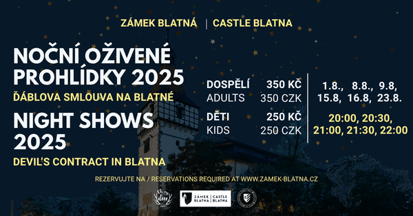 Noční oživené prohlídky