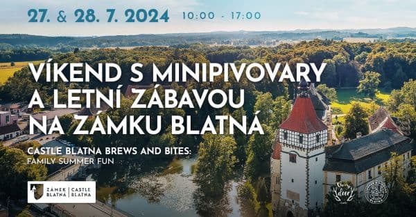 Víkend s minipivovary a letní zábavou na zámku Blatná