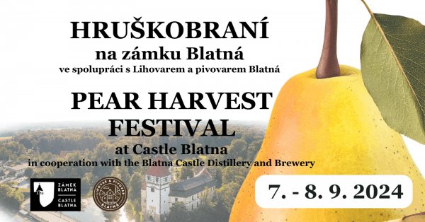 Hruškobraní na zámku Blatná