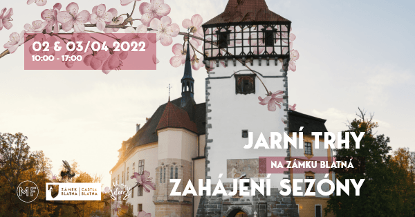 Jarní trhy na zámku Blatná