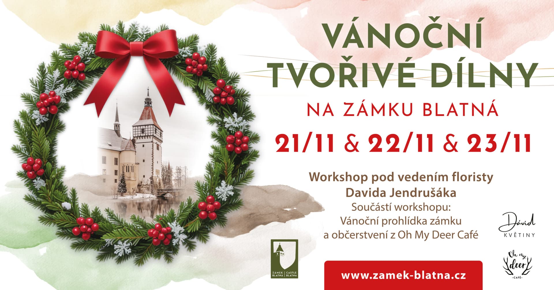 Vánoční workshop: tvorba adventního věnce