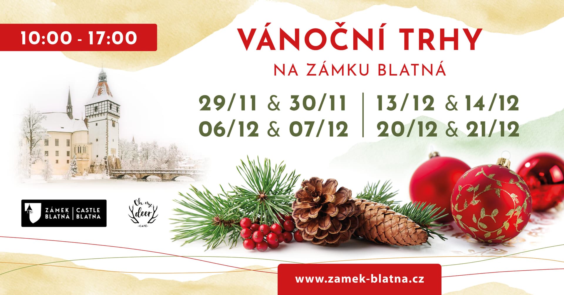 Vánoční trhy na Zámku Blatná
