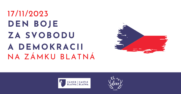 Den boje za svobodu a demokracii na zámku Blatná