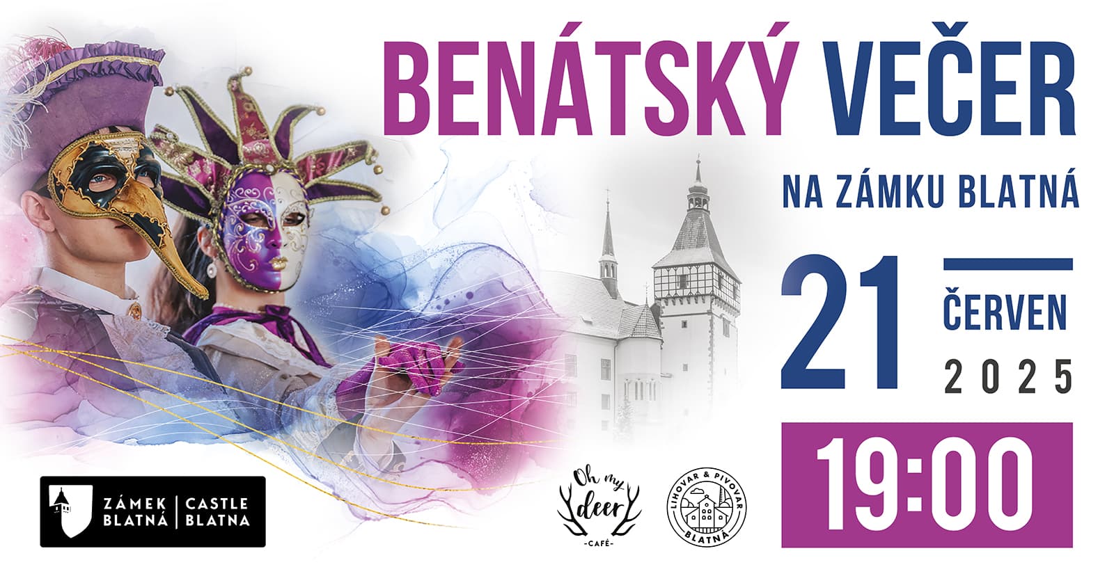 Benátský večer na Zámku Blatná