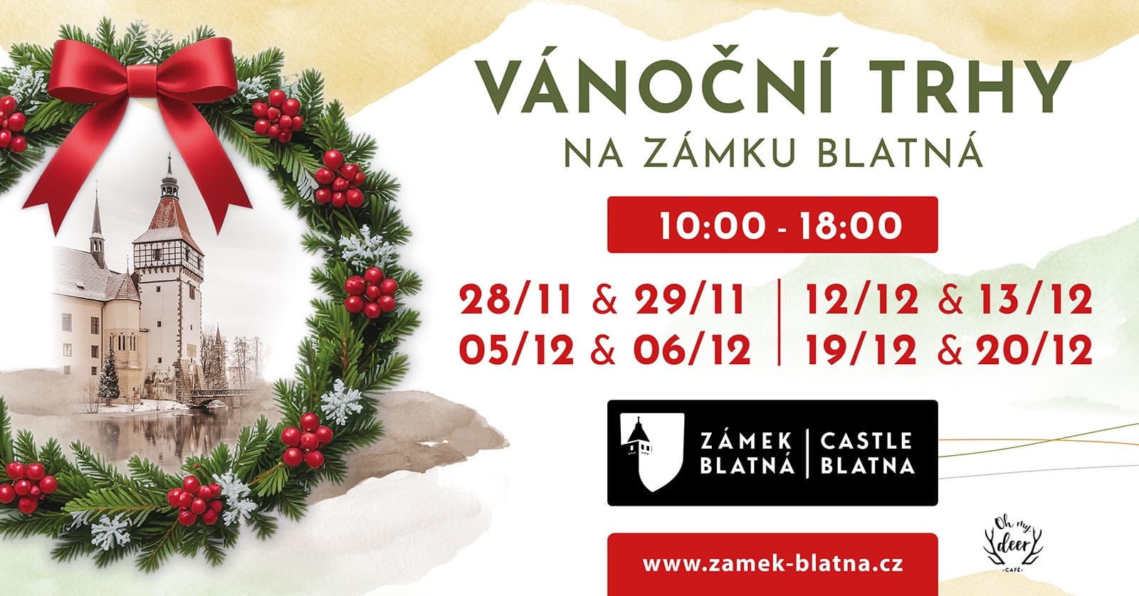Vánoční trhy na Zámku Blatná