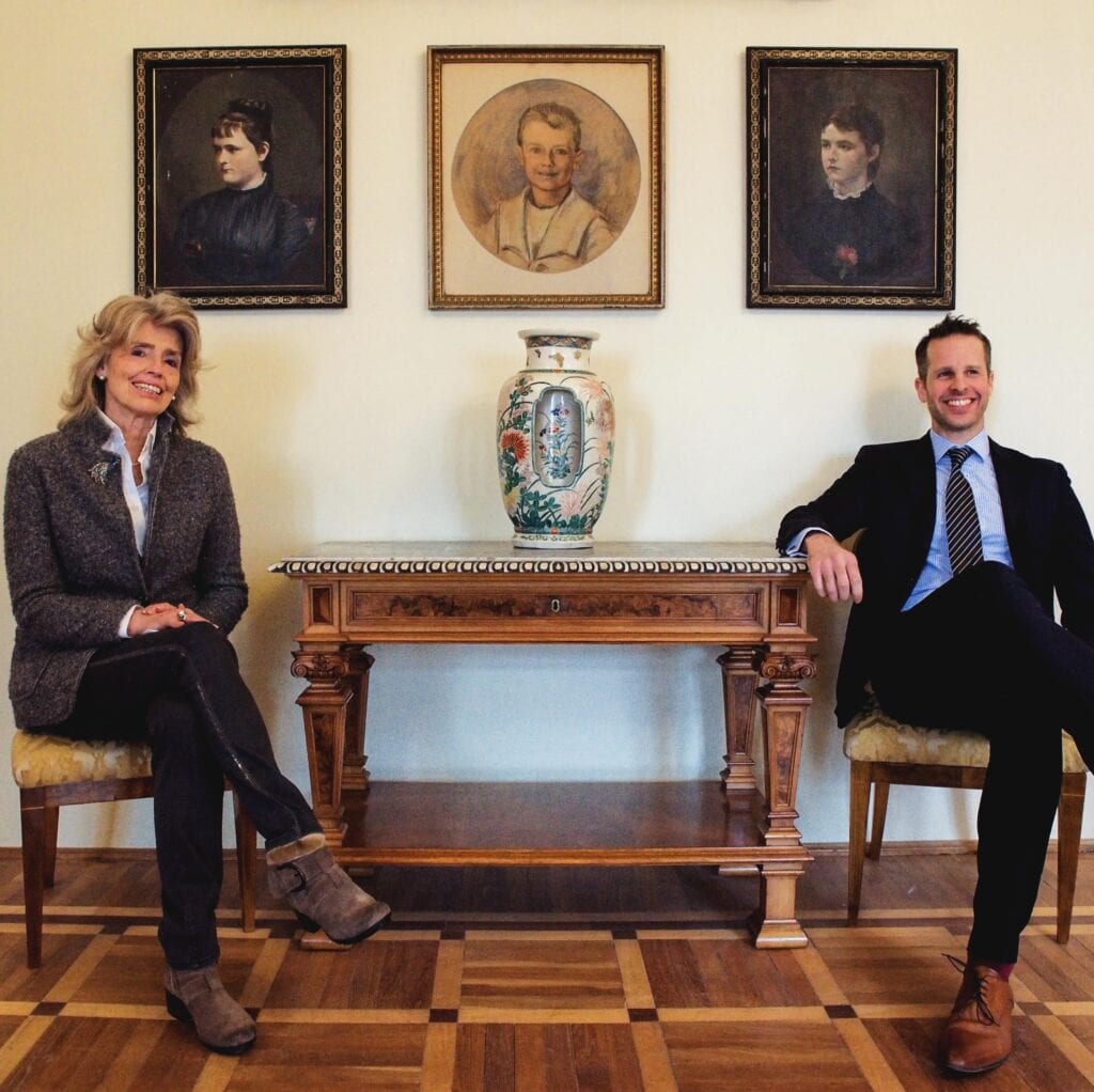 Interiéry zámku - Hildprandtové a jejich osudy